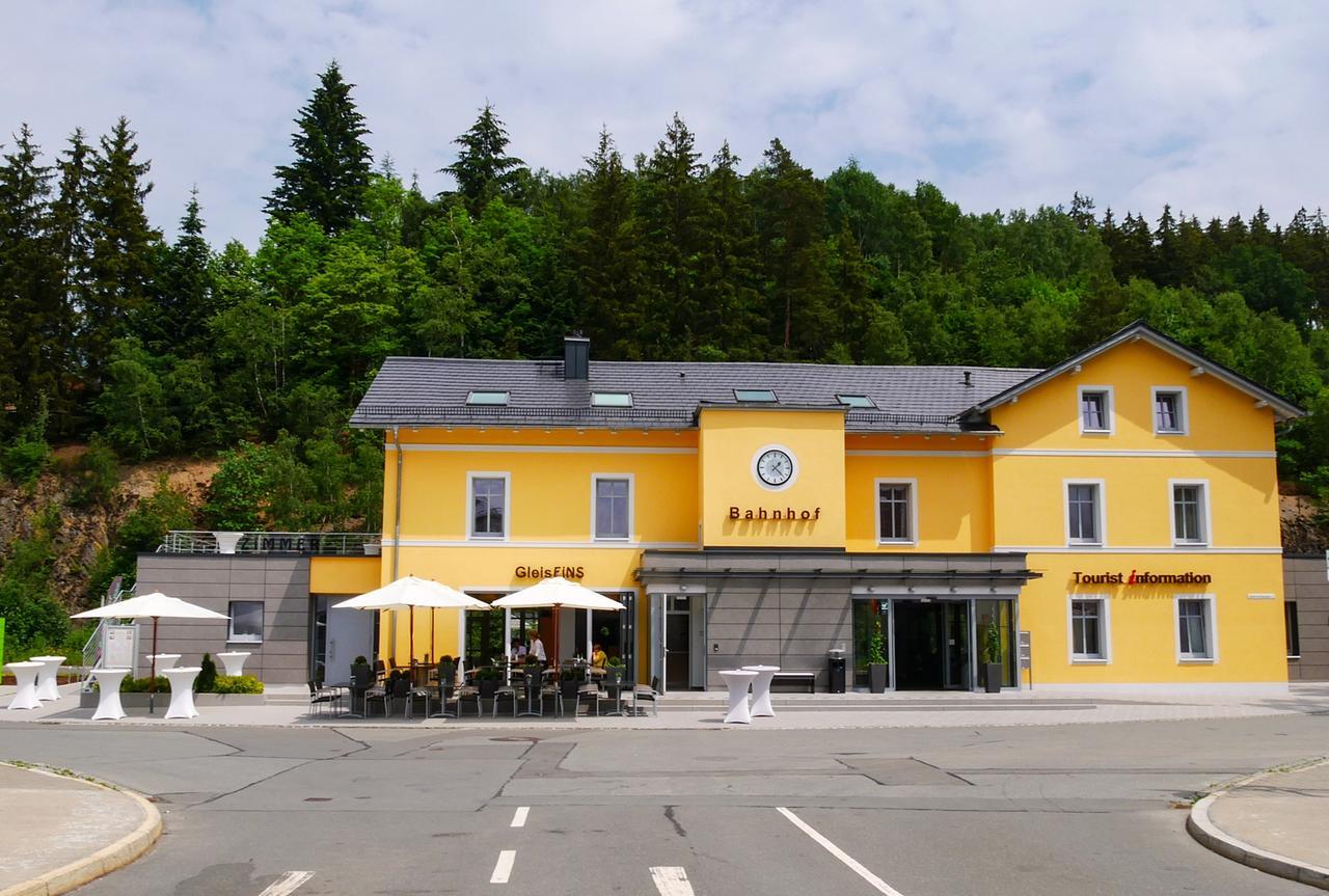 Hotel Gleiseins Naila Exterior foto